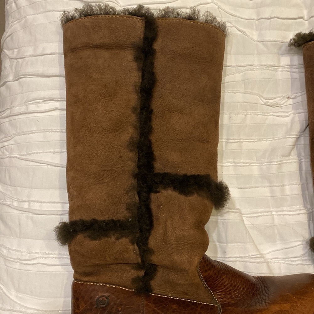 Born Brown Shearling Lined Women's Boots - Picture 15 of 15